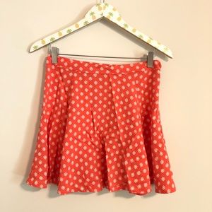Timing Coral Pink Mini Skirt